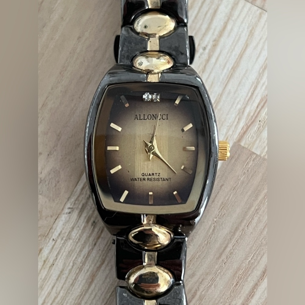 Alloncci Ladies Watch Two Tone Bracelet and Dial New